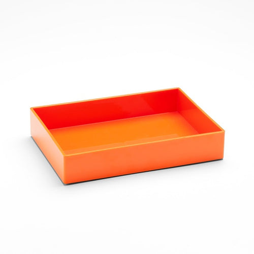 Poppin Orange Medium Accessory Tray