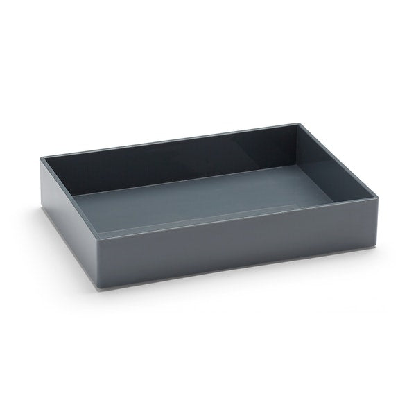 Poppin Dark Grey Medium Accessory Tray