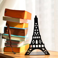 Load image into Gallery viewer, 2pcs/Pair Korean Large Fashion Bookshelf Metal Bookend Eiffel Tower Desk Holder Stand For Books Organizer,White Black Red Blue