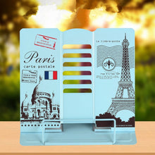 Load image into Gallery viewer, Creative tower  penguin Desk Organizer DIY Office Rack Desktop File Holder CD Magazine Book Bookshelf Children reading bookshelf