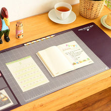 Load image into Gallery viewer, Kawaii Large PVC waterproof Desk pad Multi-function desktop organizer stationery holder mouse pad  writing pad office supplies