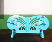 Load image into Gallery viewer, Creative butterfly shapeDesk Organizer DIY Office Rack Desktop File Holder CD Magazine Book Bookshelf Children reading bookshelf