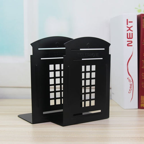Coloffice 2pc/set Cute large creative iron Retro Paris phone bookends book block book folder desk organizer school&office supply
