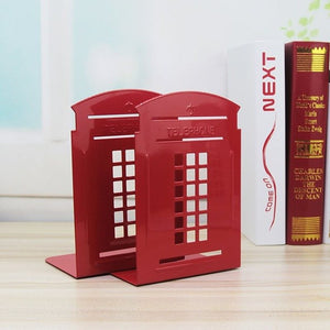 Coloffice 2pc/set Cute large creative iron Retro Paris phone bookends book block book folder desk organizer school&office supply