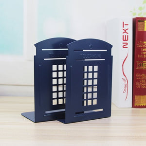 Coloffice 2pc/set Cute large creative iron Retro Paris phone bookends book block book folder desk organizer school&office supply