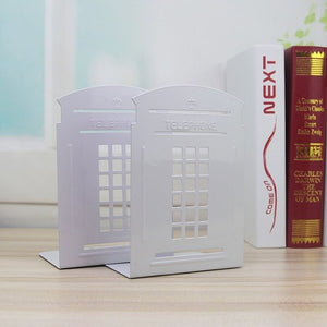 Coloffice 2pc/set Cute large creative iron Retro Paris phone bookends book block book folder desk organizer school&office supply